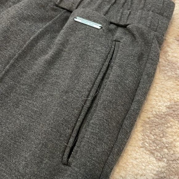 Andrew Marc New York Mens Dark Heather Grey Elastic Waist Sweatpants Size S - Picture 3 of 6